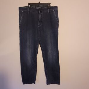 E MARINELLA Men's Straight-Leg Dark Indigo Jeans